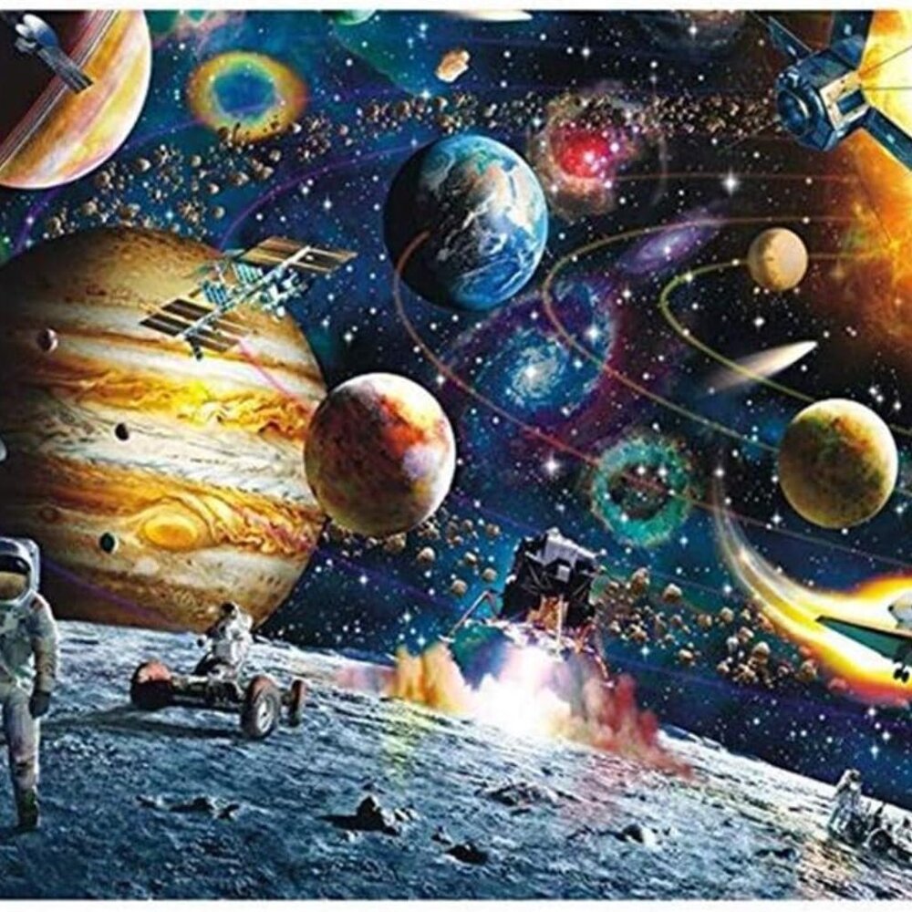 OUTER SPACE TRAVELER JIGSAW PUZZLE 1000 PIECES NEW UNOPENED BOX